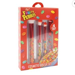 Taste Beauty x Fruity Pebbles Cosmetic Brush Set of 4 NEW